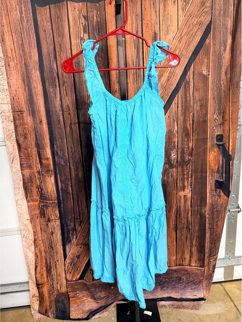 Simply Southern Light Blue Sleeveless Summer Dress Medium